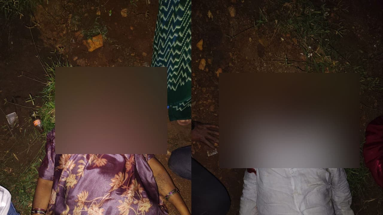 Two of the four deceased in road accident in Telangana (Photo/ANI) Two of the four deceased in road accident in Telangana (Photo/ANI)