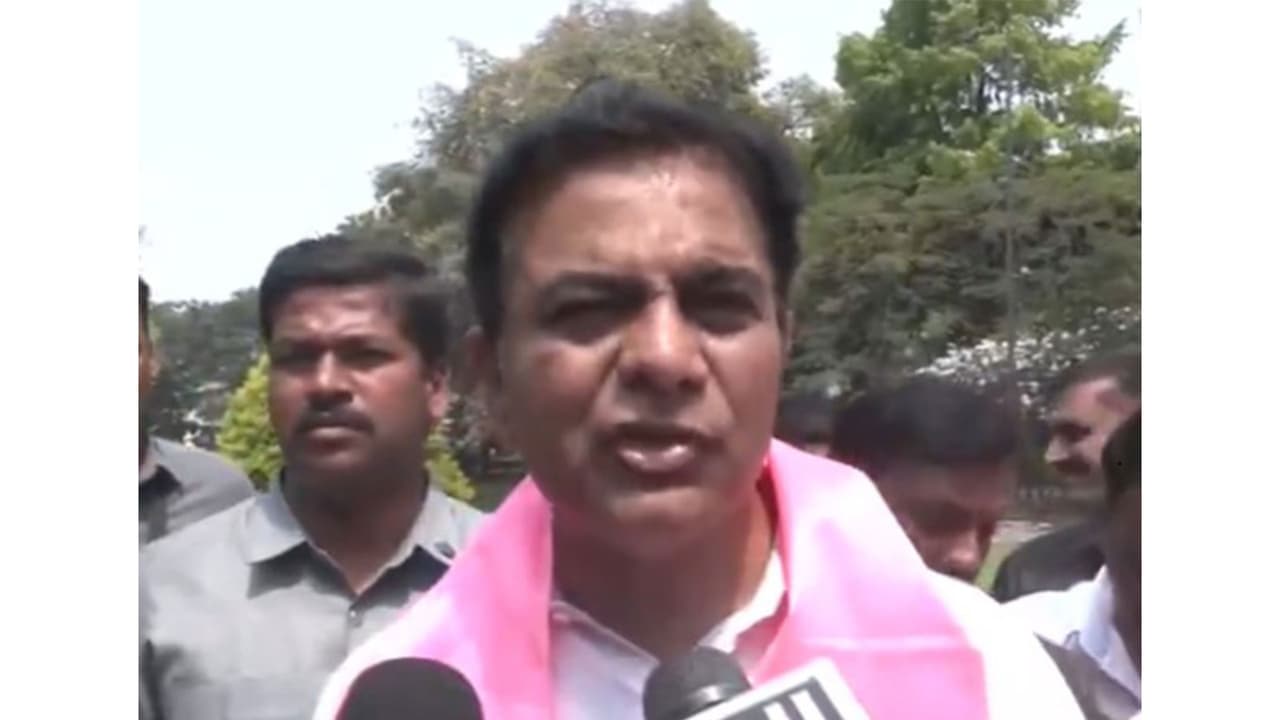 BRS working president KT Rama Rao (Photo/ANI) BRS working president KT Rama Rao (Photo/ANI)