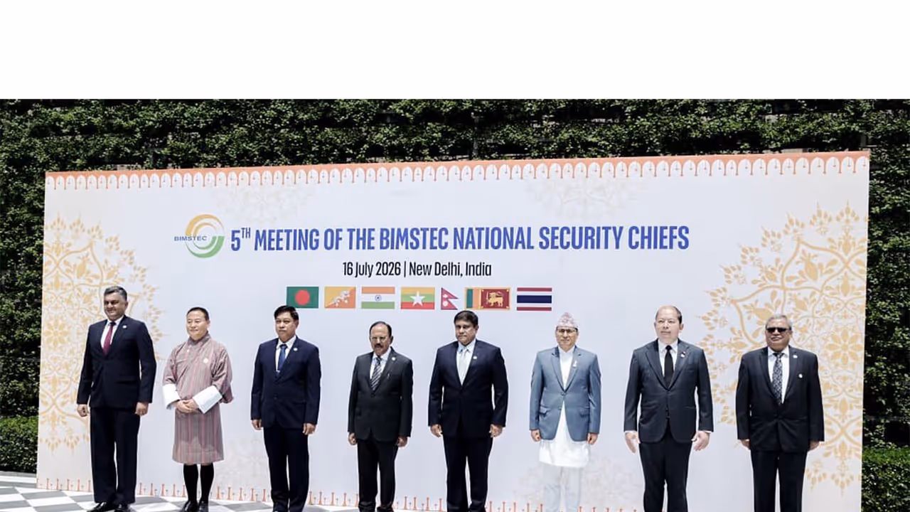 BIMSTEC National Security Chiefs pose for family photo in Delhi (Photo/BIMSTEC Secretariat) BIMSTEC National Security Chiefs pose for family photo in Delhi (Photo/BIMSTEC Secretariat)