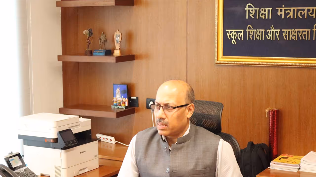 Senior IAS officer T K Anil Kumar (Photo X/Ministry of Education) Senior IAS officer T K Anil Kumar (Photo X/Ministry of Education)