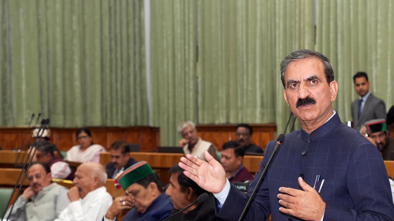 Himachal Pradesh Chief Minister Sukhvinder Singh Sukhu (File Photo/ANI) Himachal Pradesh Chief Minister Sukhvinder Singh Sukhu (File Photo/ANI)