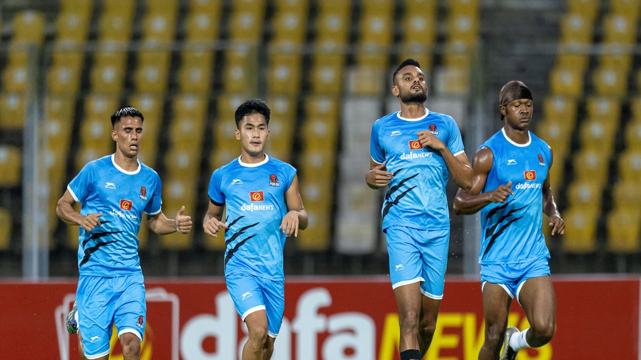 Punjab FC players training (Photo: AIFF Media) Punjab FC players training (Photo: AIFF Media)