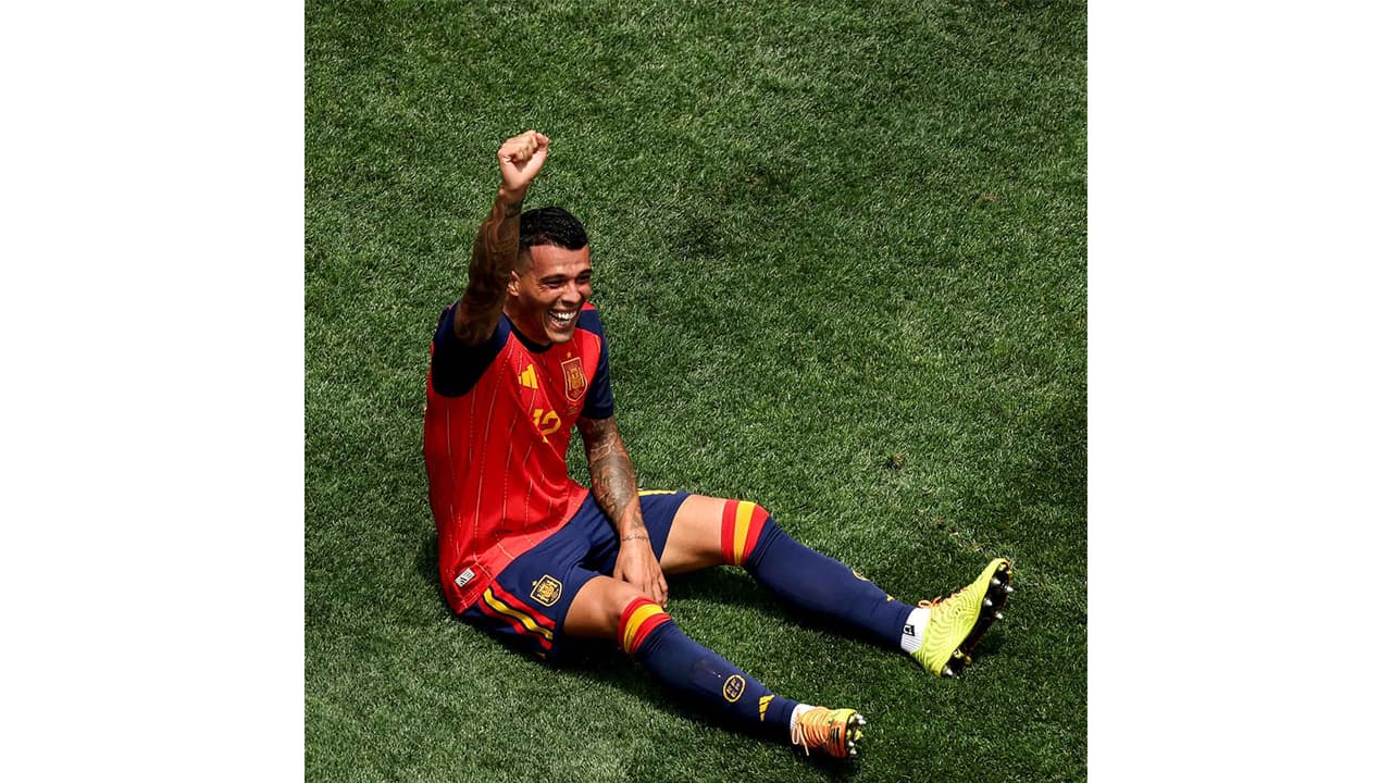 Spain's Pedro Porro celebrating after scoring the goal against Austria. (Photo: X/ @FIFAWorldCup) Spain's Pedro Porro celebrating after scoring the goal against Austria. (Photo: X/ @FIFAWorldCup)