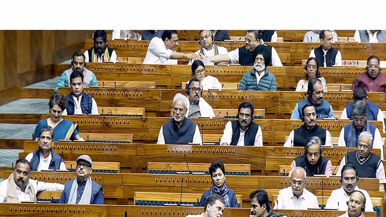 Visuals of Lok Sabha (Photo/ANI) Visuals of Lok Sabha (Photo/ANI)