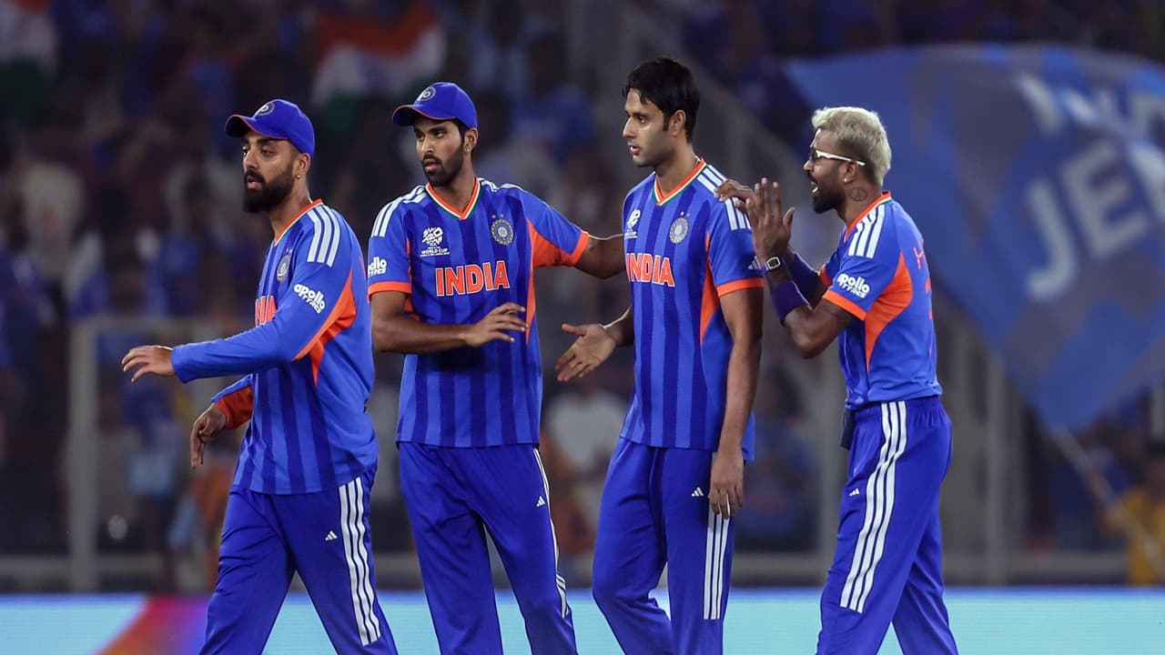 Indian players celebrating (Photo: ANI) Indian players celebrating (Photo: ANI)