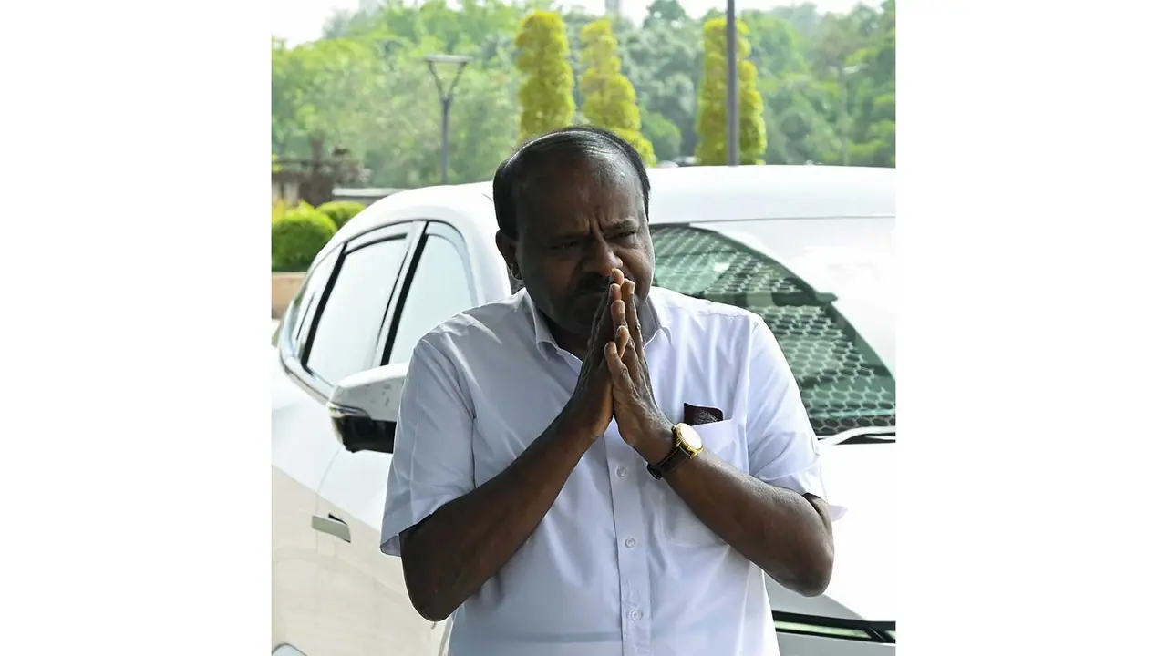 Union Minister HD Kumaraswamy (Photo/ANI) Union Minister HD Kumaraswamy (Photo/ANI)