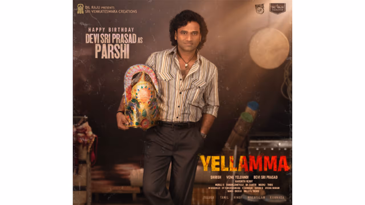 Devi Sri Prasad in Yallamma (Photo/Instagram@SriVenkateswaraCreations) Devi Sri Prasad in Yallamma (Photo/Instagram@SriVenkateswaraCreations)