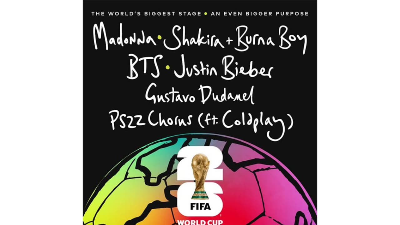 The poster for FIFA WC 'Halftime Show'. (Photo: Gianni Infantino Instagram) The poster for FIFA WC 'Halftime Show'. (Photo: Gianni Infantino Instagram)