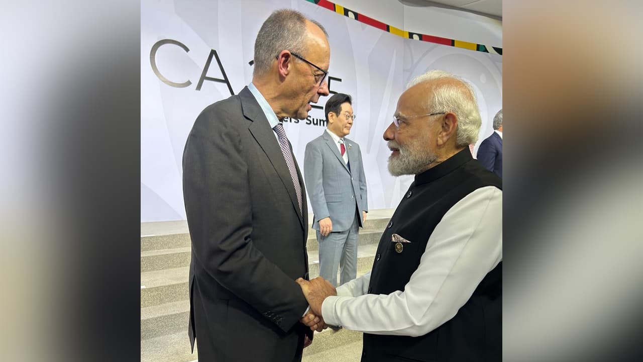 PM Modi meets German Chancellor Friederich Merz (Photo: @narendramodi/X) PM Modi meets German Chancellor Friederich Merz (Photo: @narendramodi/X)