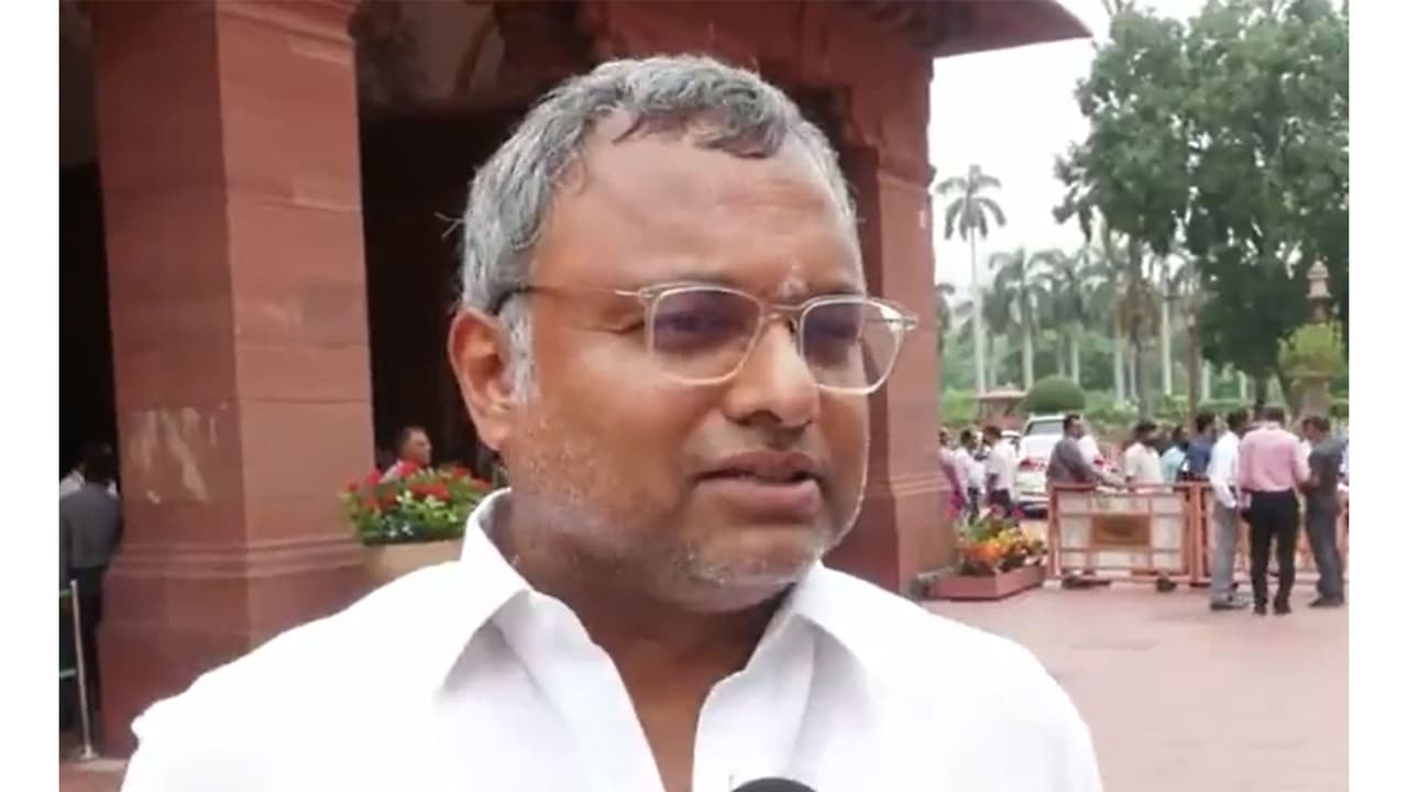 Congress MP Karti Chidambaram (Photo/ANI) Congress MP Karti Chidambaram (Photo/ANI)