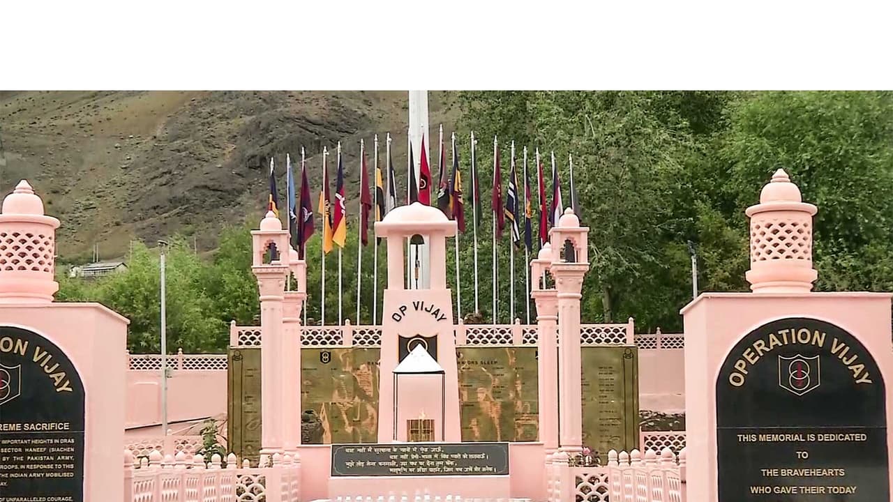 Kargil War Memorial (Photo/ANI) Kargil War Memorial (Photo/ANI)