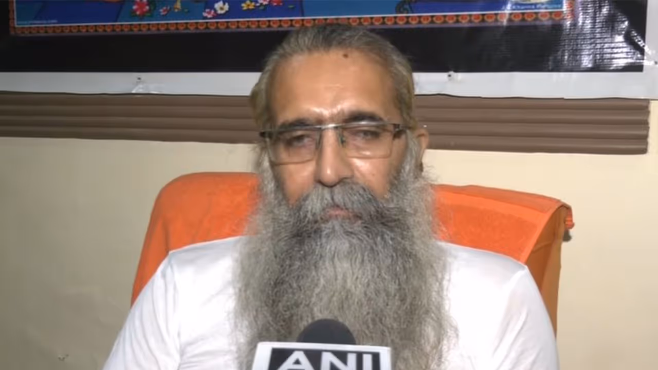 Ram Janmabhoomi Teerth Kshetra Trust member, Mahant Dinendra Das Maharaj (Photo/ANI) Ram Janmabhoomi Teerth Kshetra Trust member, Mahant Dinendra Das Maharaj (Photo/ANI)