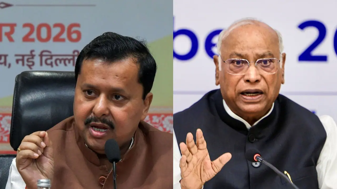 BJP President Nitin Nabin and Congress President Mallikarjun Kharge (Photos/ANI) BJP President Nitin Nabin and Congress President Mallikarjun Kharge (Photos/ANI)