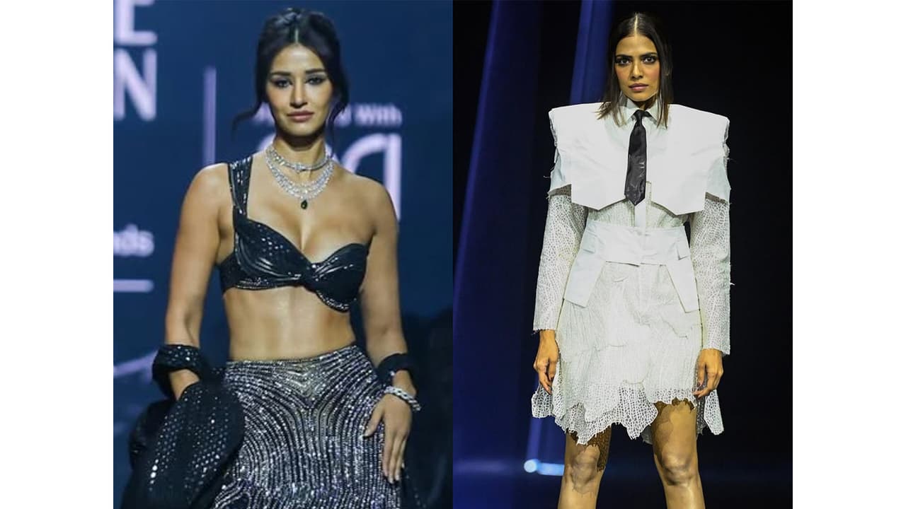 Disha Patani, Malavika Mohanan (Photo/Instagram@lakmefashionwk) Disha Patani, Malavika Mohanan (Photo/Instagram@lakmefashionwk)