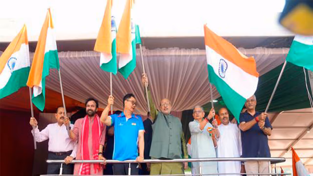 Vice President C P Radhakrishnan with other Union Ministers (Photo/PIB) Vice President C P Radhakrishnan with other Union Ministers (Photo/PIB)