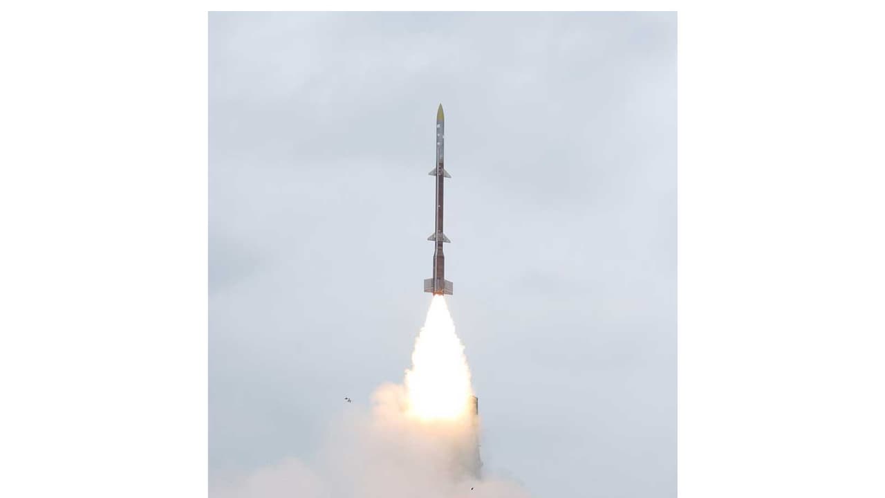DRDO conducts successful maiden flight test of ‘Kusha’ Long Range Surface to Air Missile (Photo: Ministry of Defence) DRDO conducts successful maiden flight test of ‘Kusha’ Long Range Surface to Air Missile (Photo: Ministry of Defence)