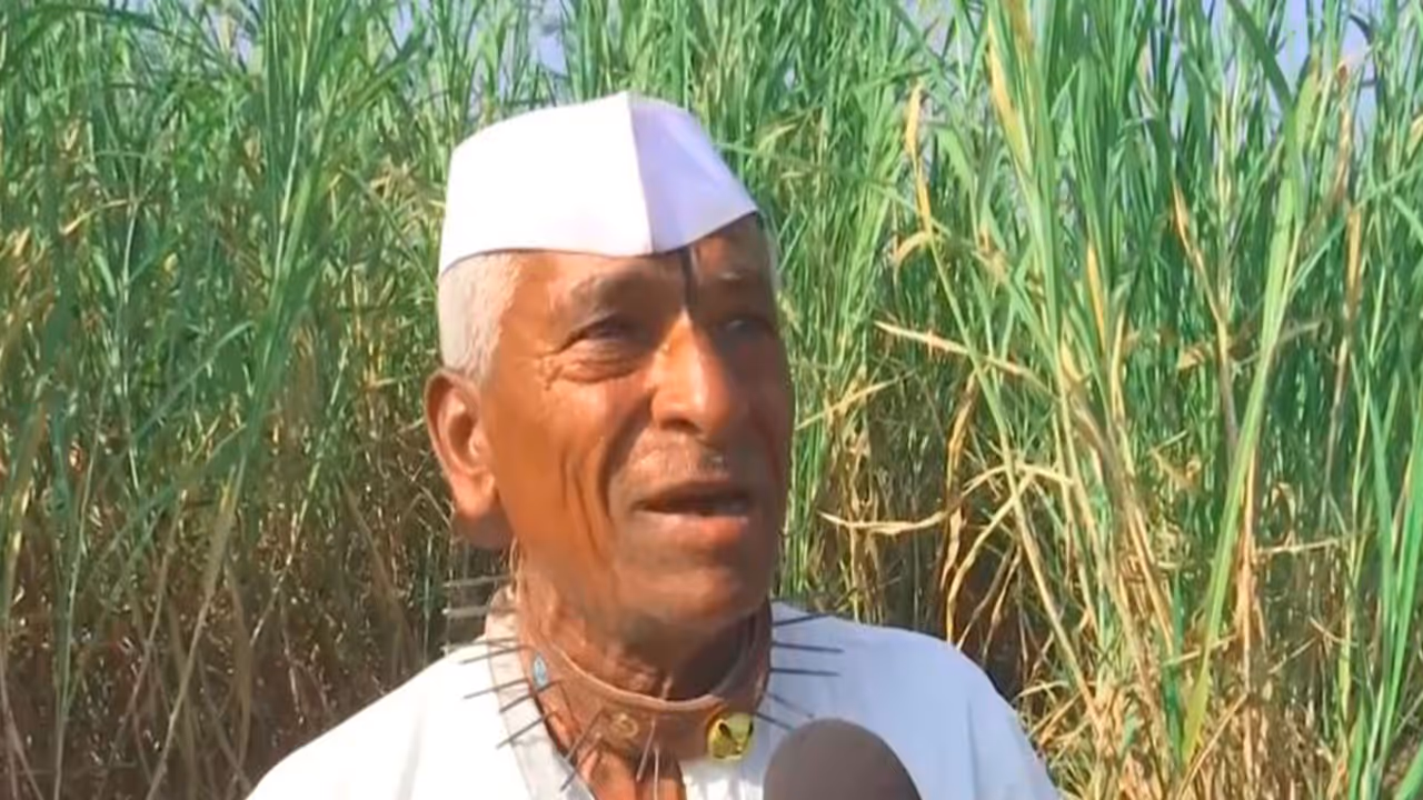 Pimperkhed village resident Vitthal Rangnath Jadhav (Photo/ANI) Pimperkhed village resident Vitthal Rangnath Jadhav (Photo/ANI)