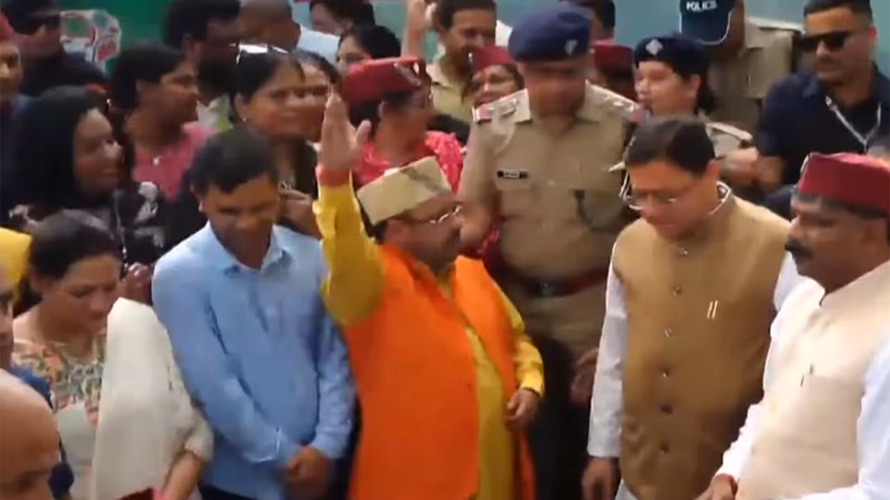 Uttarakhand CM Pushkar Singh Dhami participates in 'Harela Festival' (Photo/ANI) Uttarakhand CM Pushkar Singh Dhami participates in 'Harela Festival' (Photo/ANI)