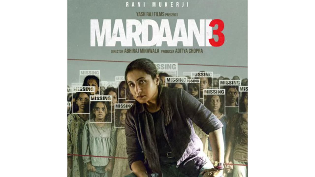 Mardaani 3 poster (Photo/instagram/@yrf) Mardaani 3 poster (Photo/instagram/@yrf)