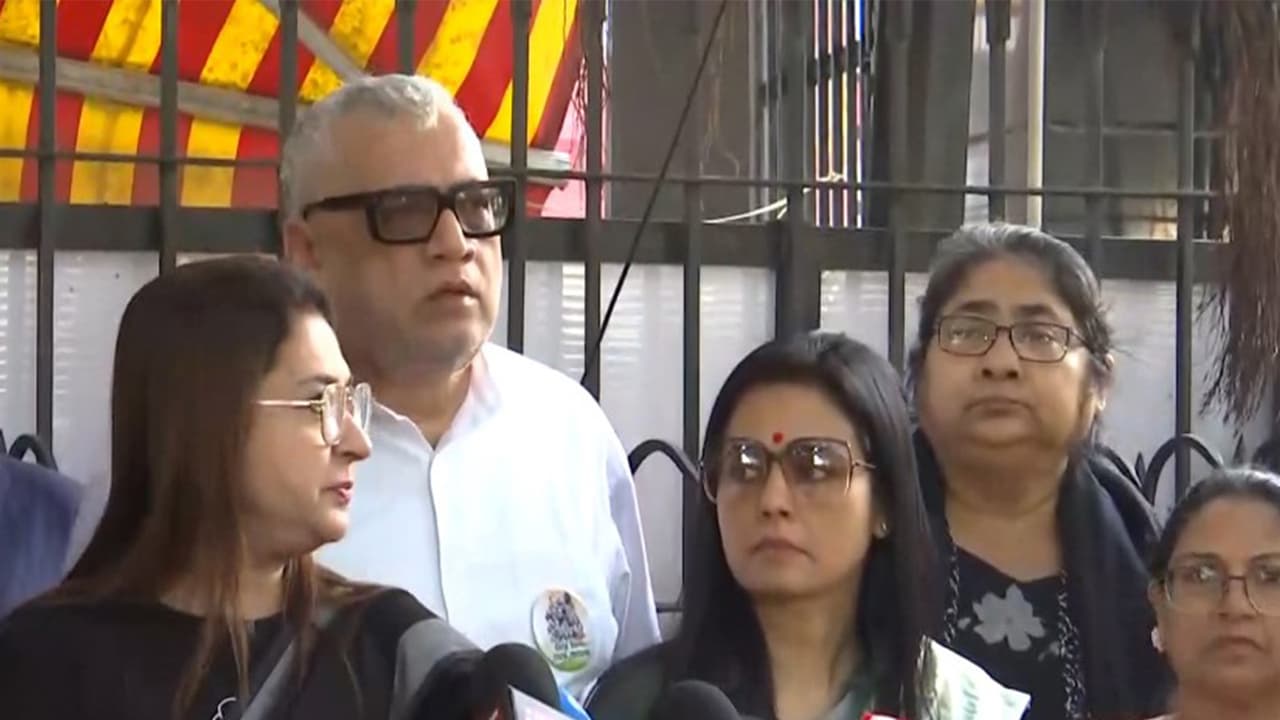 Trinamool Congress delegation ater meeting CEC Gynaesh Kumar (Photo/ANI)