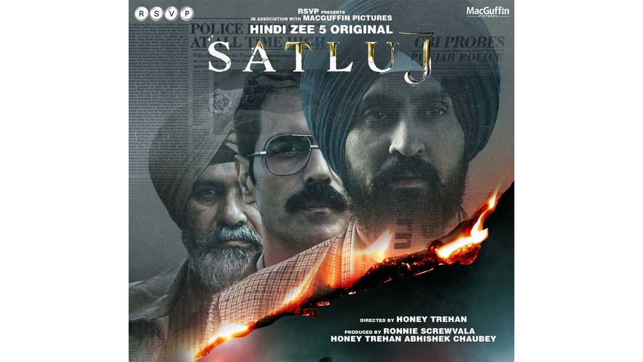 Poster of Satluj film (Image source: ZEE5) Poster of Satluj film (Image source: ZEE5)