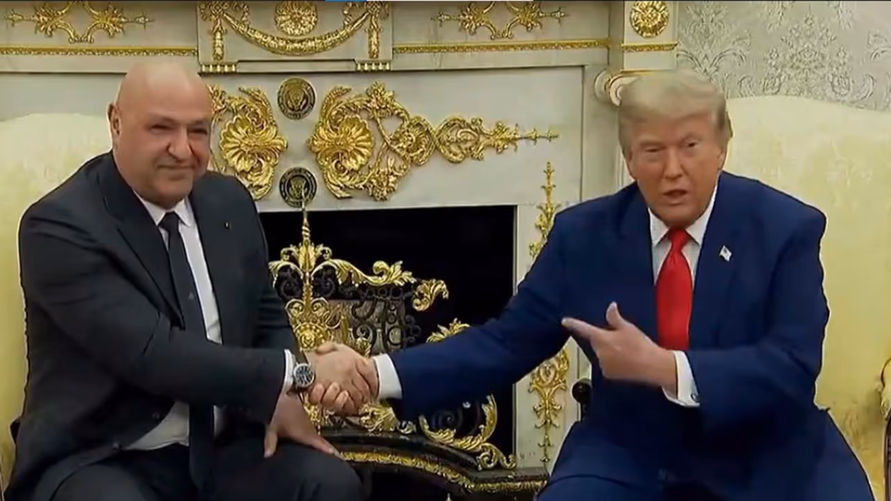 US President Donald Trump with Lebanon President Joseph Aoun (Photo/X/@WhiteHouse) US President Donald Trump with Lebanon President Joseph Aoun (Photo/X/@WhiteHouse)