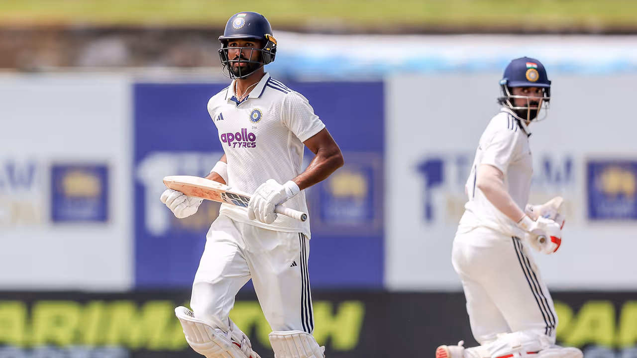 Devdutt Padikkal (L) and KL Rahul. (Photo: ANI) Devdutt Padikkal (L) and KL Rahul. (Photo: ANI)