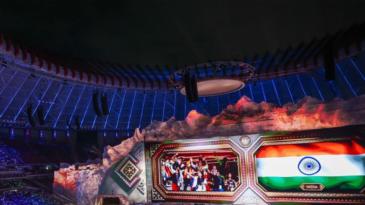 Opening ceremony of World Nomad Games (Photo/X@MEAIndia) Opening ceremony of World Nomad Games (Photo/X@MEAIndia)