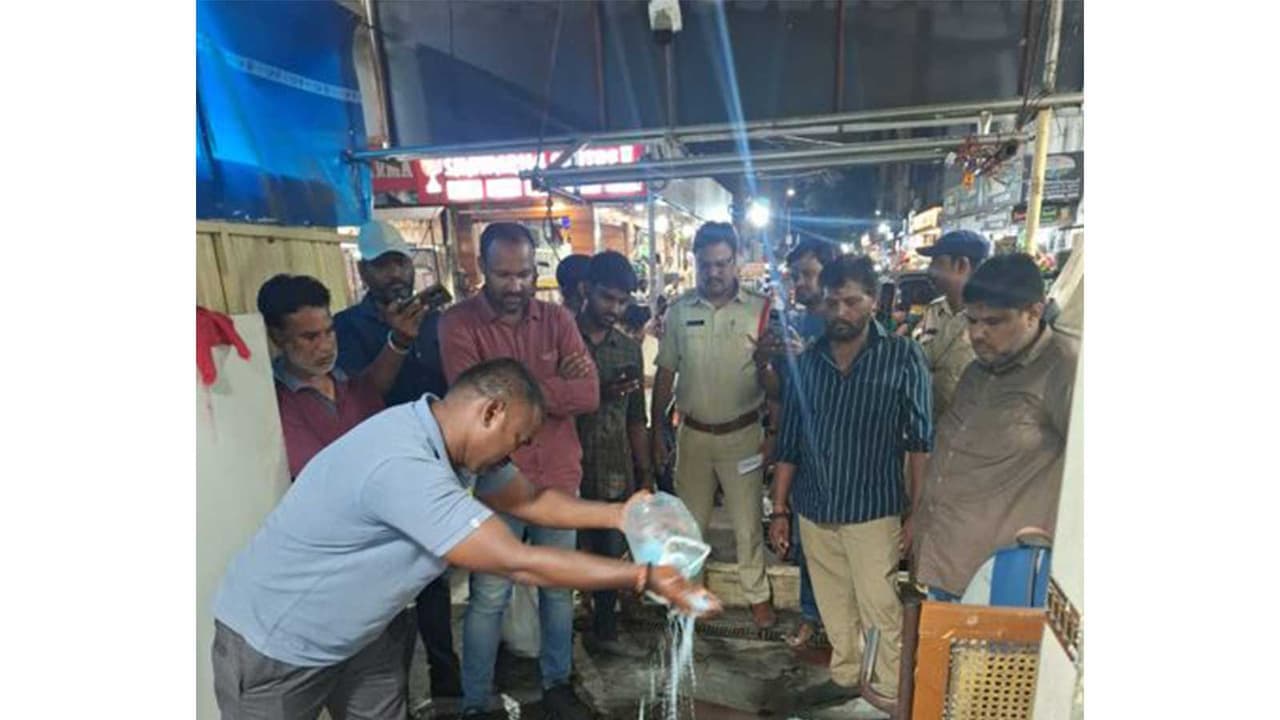 Beef seized during investigation (Photo/Hyderabad Police) Beef seized during investigation (Photo/Hyderabad Police)