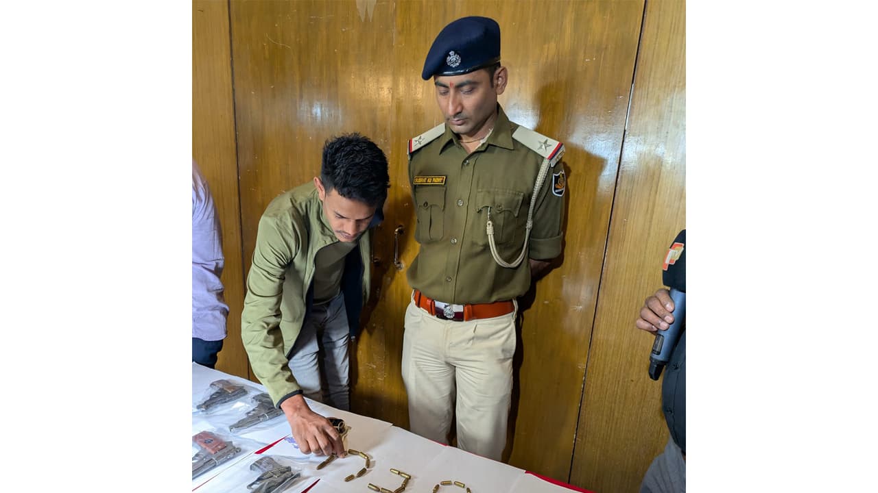Seized Firearms, Bhubaneshwar (Photo/ANI)