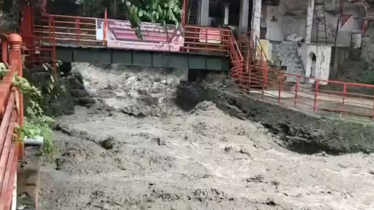 Tamasa River in spate after heavy rainfall (Photo/ANI) Tamasa River in spate after heavy rainfall (Photo/ANI)