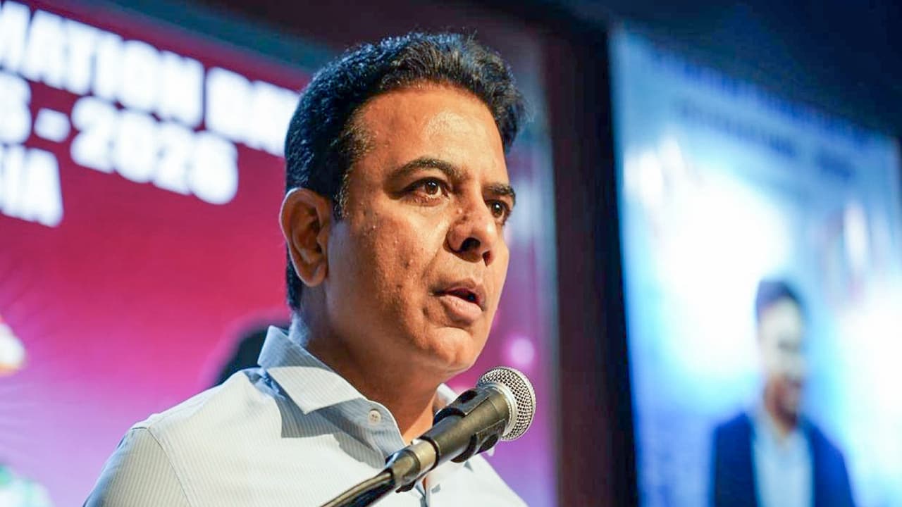BRS Working President KT Rama Rao (File photo/ANI) BRS Working President KT Rama Rao (File photo/ANI)