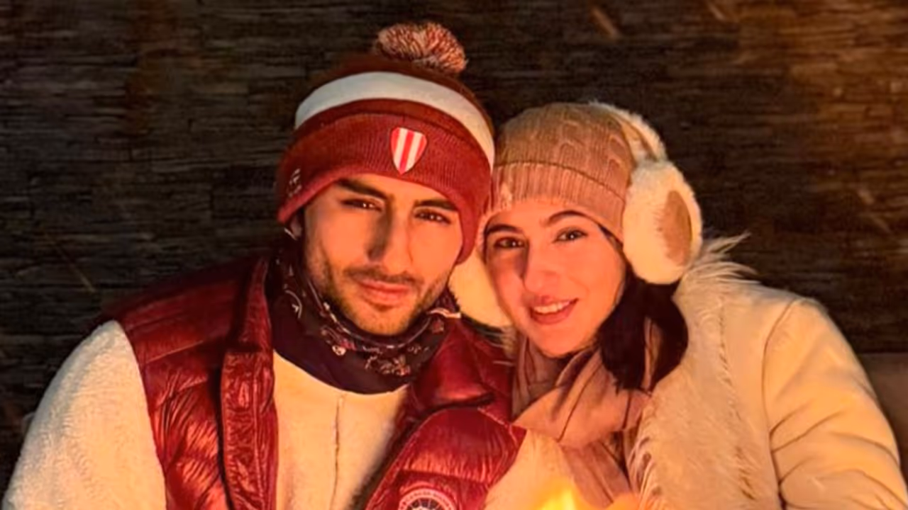 Sara Ali Khan with Ibrahim (Image source: Ibrahim's Instagram) Sara Ali Khan with Ibrahim (Image source: Ibrahim's Instagram)