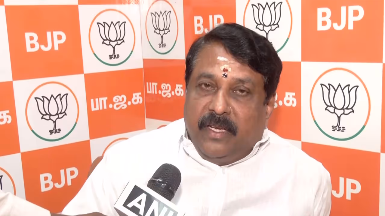 Tamil Nadu BJP president Nainar Nagendran (Photo/ANI) Tamil Nadu BJP president Nainar Nagendran (Photo/ANI)