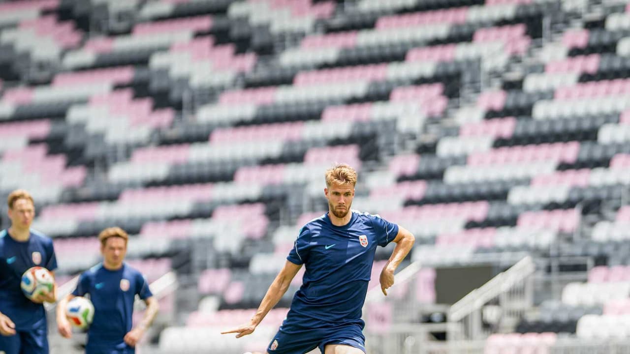 Norway players during a practice session in Miami. (Photo: X/ @nff_landslag) Norway players during a practice session in Miami. (Photo: X/ @nff_landslag)