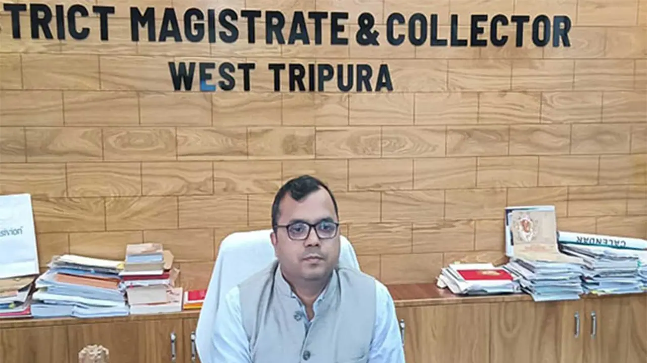West Tripura District Magistrate and Collector Vishal Kumar (File Photo/ANI) West Tripura District Magistrate and Collector Vishal Kumar (File Photo/ANI)