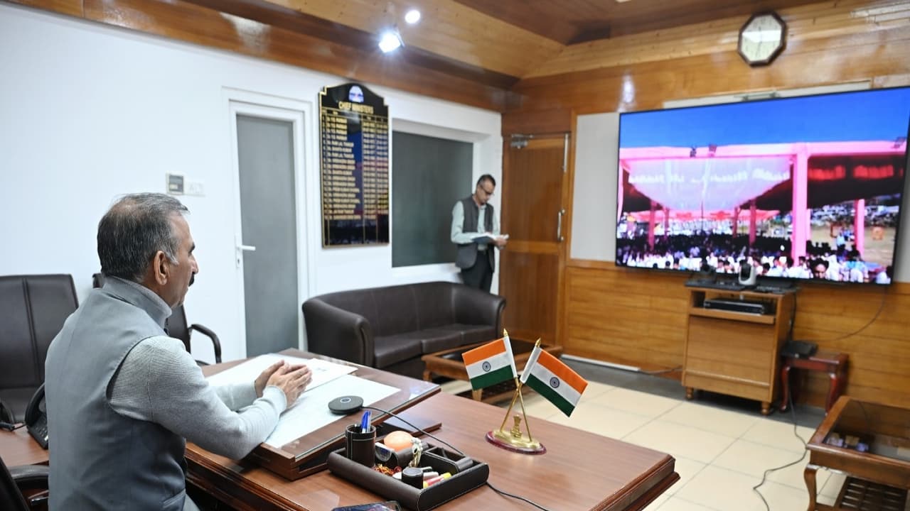 Himachal Pradesh Chief Minister Sukhvinder Singh Sukhu (Photo/ANI) Himachal Pradesh Chief Minister Sukhvinder Singh Sukhu (Photo/ANI)