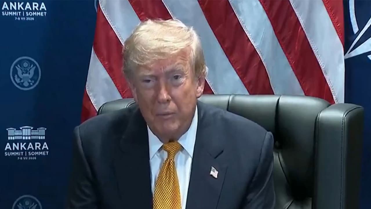 US President Donald Trump speaking alongside NATO Secretary General Mark Rutte (Photo/X/RapidResponse) US President Donald Trump speaking alongside NATO Secretary General Mark Rutte (Photo/X/RapidResponse)