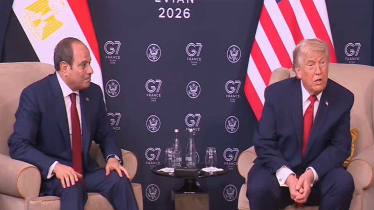 US President President Trump Participates in a Bilateral Meeting with the President of the Arab Republic of Egypt (Photo/YouTube/@WhiteHouse) US President President Trump Participates in a Bilateral Meeting with the President of the Arab Republic of Egypt (Photo/YouTube/@WhiteHouse)