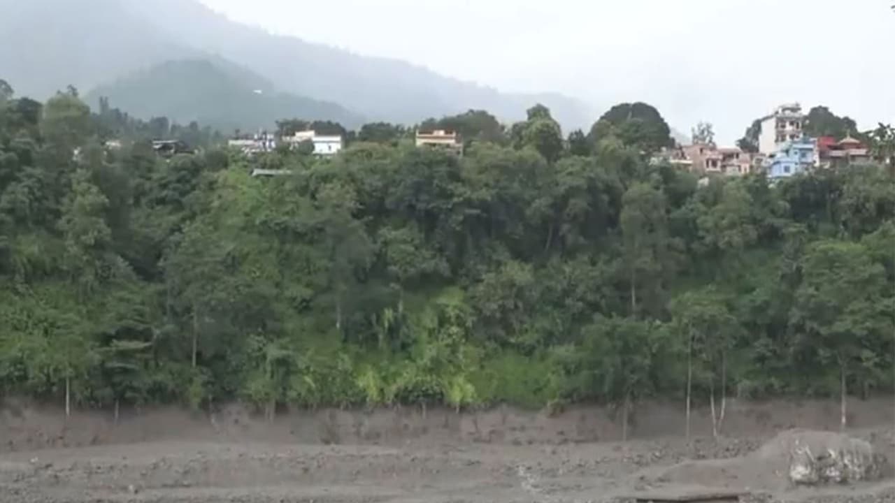 Nepal: Large scale damage and destruction caused by flash floods in the Bhotekoshi River in Nuwakot district (Photo: Nepal’s TV Today via ANI) Nepal: Large scale damage and destruction caused by flash floods in the Bhotekoshi River in Nuwakot district (Photo: Nepal’s TV Today via ANI)
