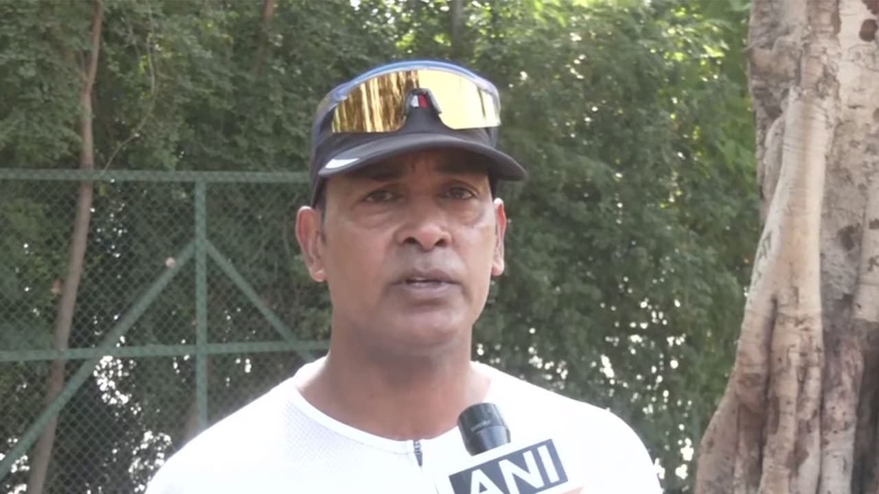 Endurance athlete and triathlon coach Suresh Kumar Goriparthy (Photo: ANI) Endurance athlete and triathlon coach Suresh Kumar Goriparthy (Photo: ANI)