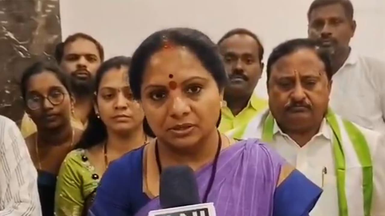 Telangana Jagruti President K Kavitha (Photo/ANI)