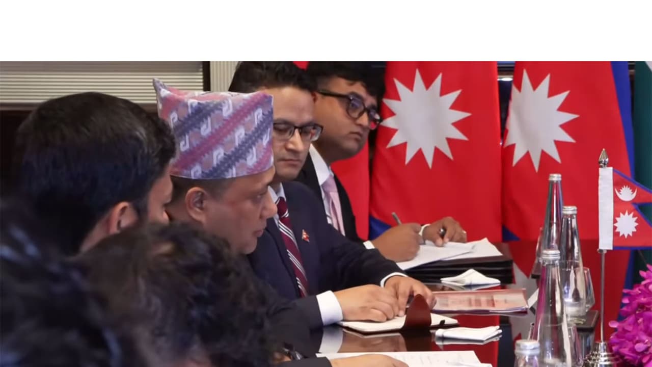 Nepal’s Foreign Minister Shisir Khanal (Photo: YouTube@ Ministry of External Affairs, India) Nepal’s Foreign Minister Shisir Khanal (Photo: YouTube@ Ministry of External Affairs, India)