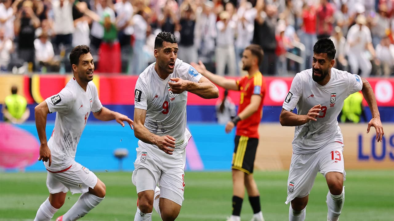 Soccer Football FIFA World Cup 2026 Group G Belgium v Iran Los Angeles Stadium, Inglewood, California, U.S. June 21, 2026 Iran's Mehdi Taremi celebrates scoring a goal that was later disallowed for offside. (Photo: REUTERS) Soccer Football FIFA World Cup 2026 Group G Belgium v Iran Los Angeles Stadium, Inglewood, California, U.S. June 21, 2026 Iran's Mehdi Taremi celebrates scoring a goal that was later disallowed for offside. (Photo: REUTERS)