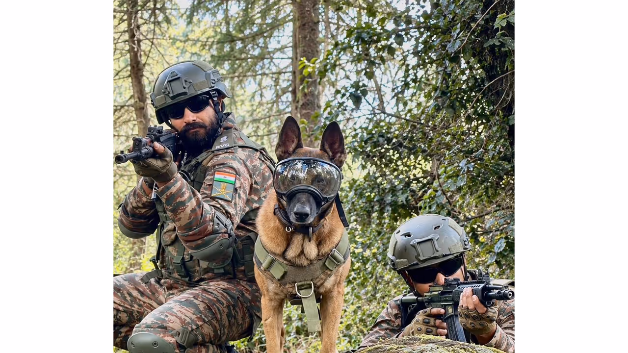 Indian Army canines participate in Exercise Yudh Abhyas 2026 (Photo/Indian Army) Indian Army canines participate in Exercise Yudh Abhyas 2026 (Photo/Indian Army)