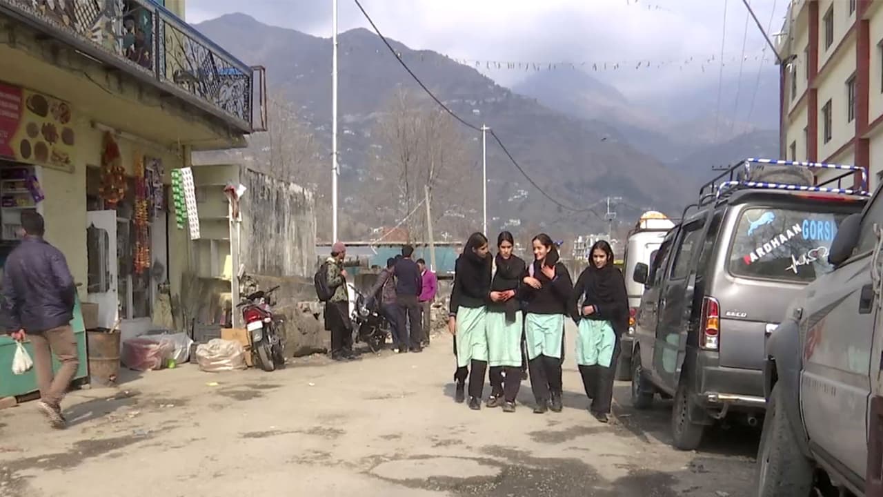 Visual from Darhal Tehsil in Rajouri Sector of Jammu and Kashmir (Photo/ANI) Visual from Darhal Tehsil in Rajouri Sector of Jammu and Kashmir (Photo/ANI)
