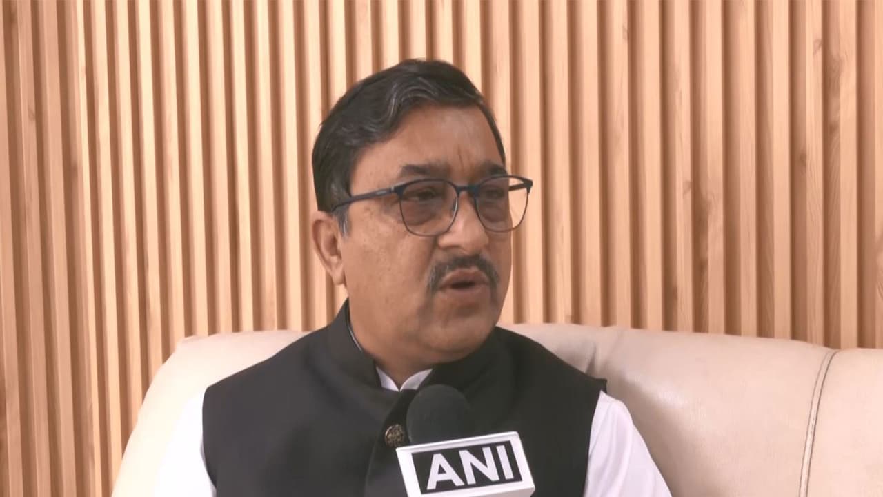 Airport Advisory Committee Chairman and Shimla MP Suresh Kashyap (Photo/ANI) Airport Advisory Committee Chairman and Shimla MP Suresh Kashyap (Photo/ANI)