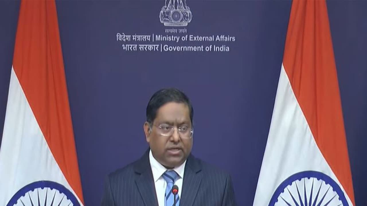 Spokesperson of the Ministry of External Affairs (MEA), Randhir Jaiswal (Photo/MEAYoutube) Spokesperson of the Ministry of External Affairs (MEA), Randhir Jaiswal (Photo/MEAYoutube)