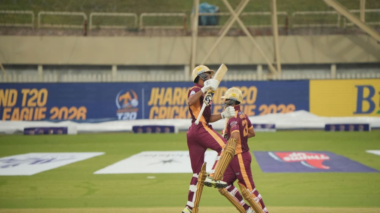 Chota Nagpur Royals players celebrating win. (Photo: Jharkhand T20 League) Chota Nagpur Royals players celebrating win. (Photo: Jharkhand T20 League)