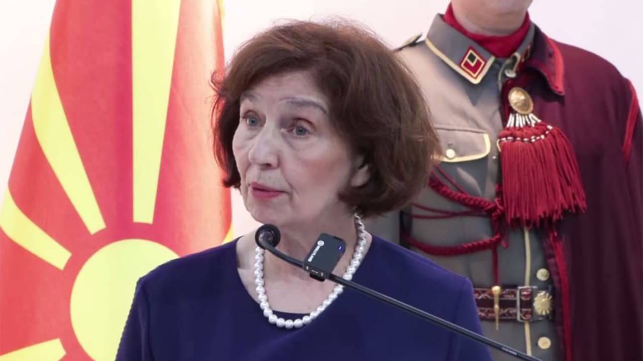 North Macedonia President Gordana Siljanovska Davkova (Photo/ANI) North Macedonia President Gordana Siljanovska Davkova (Photo/ANI)